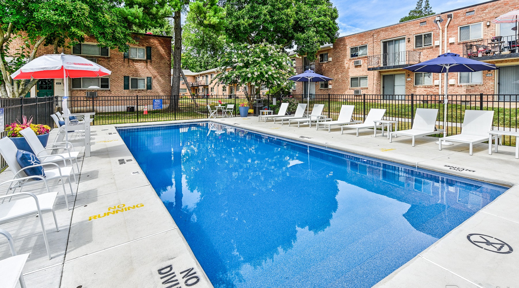 Pool at Laurel Manor Apartments in Secane, PA